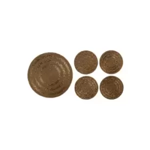 Image of Biba Halo Placemats Set of 2 - Gold