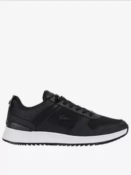 Image of Lacoste Joggeur 2.0 0722 Trainers, Black, Size 7.5, Men