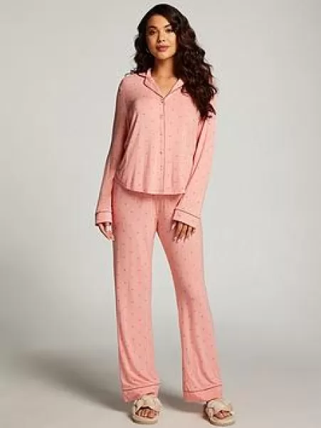 Image of Hunkemoller Pajama Set Pink