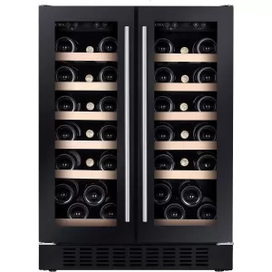 Image of CDA WCCFO622BL 38 Bottles Freestanding Undercounter Wine Cooler Fridge
