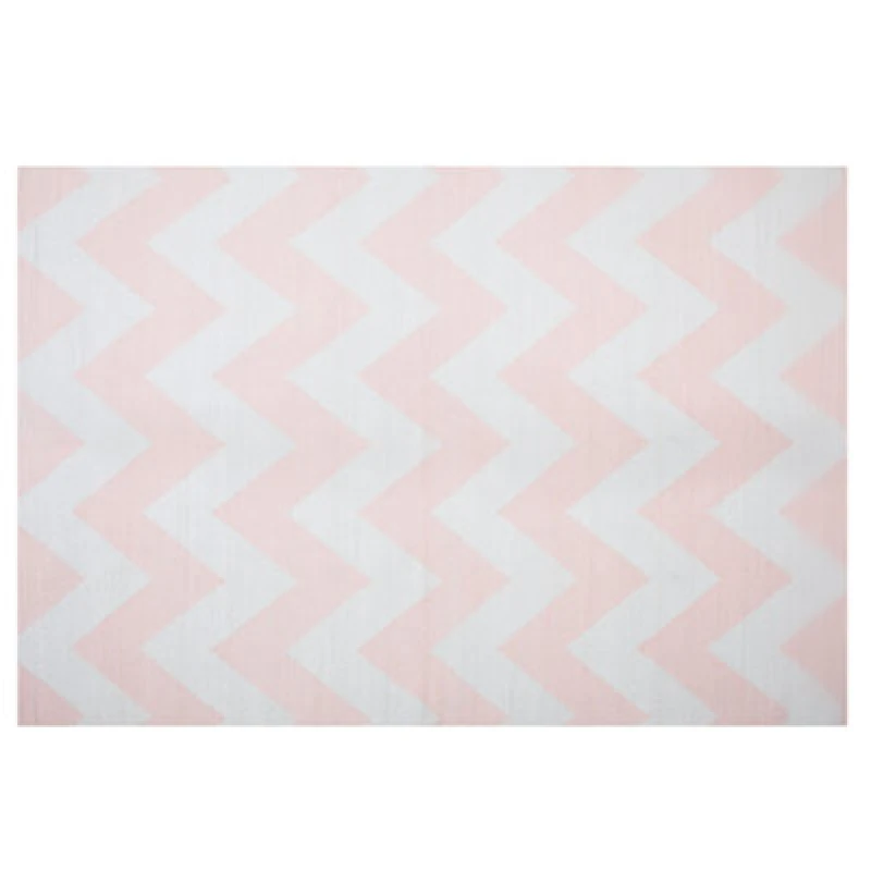 Image of Beliani Outdoor Rug Konarli Pink 140 X 200 Cm
