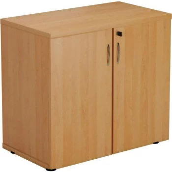Image of Desk High Cupboard Doors - Beech