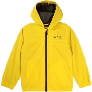 Image of Boss Hooded waterproof windbreaker - Yellow