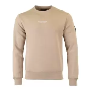 Image of Marshall Artist Marshall Artist Crew Neck Sweat - Beige