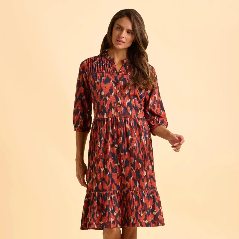 Image of Brakeburn Aurora Dress Red female UK 14
