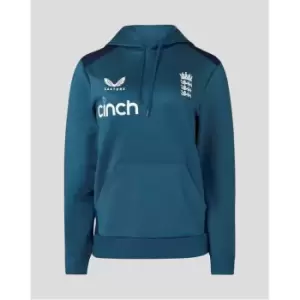 Image of Castore England Cricket Hoodie Womens - Blue