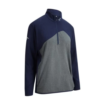 Image of Callaway Zip Pullover Mens - Peacoat