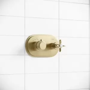 Image of Brass Concealed Thermostatic Shower Valve 1 Outlet - Camden