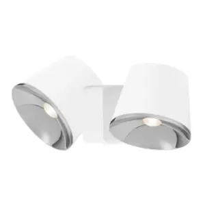 Image of Drone Integrated LED Dome Wall / Ceiling Light Chrome, White