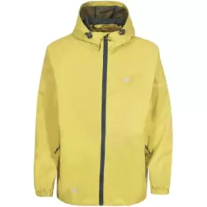 Image of Trespass Adults Unisex Qikpac Packaway Waterproof Jacket (S) (Yellow)