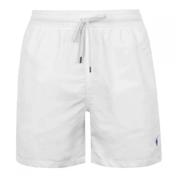 Image of POLO RALPH LAUREN Traveller Swim Shorts - White 010