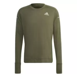 Image of adidas Cooler Long Sleeve T Shirt Mens - Green