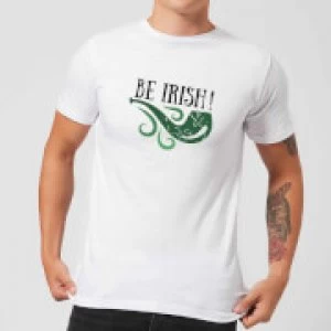 Image of Be Irish T-Shirt - White - 5XL