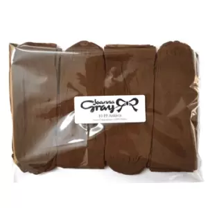 Image of Joanna Gray Womens/Ladies Anklets (10 Pairs) (One Size) (Natural)