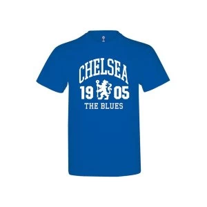 Image of Chelsea The Blues T Shirt Royal Blue Adults L