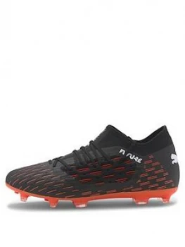 Image of Puma Future 6.3 Netfit Firm Ground Football Boots - Black/Orange
