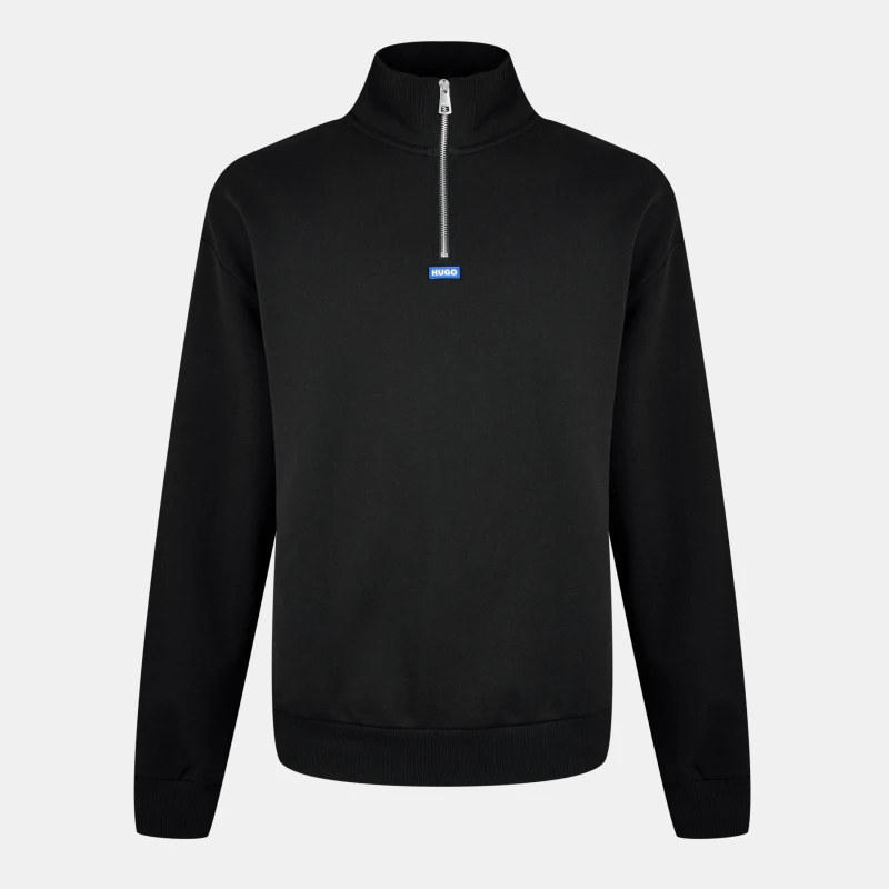 Image of Hugo Kneeler quarter Zip Sweatshirt - Black L