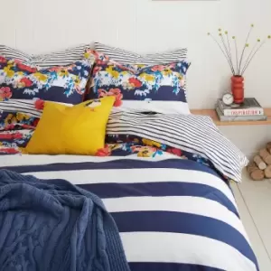 Image of Joules St Ives Kingsize Duvet Cover Set, French Navy