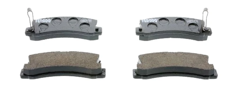 Image of FERODO Brake pad set with acoustic wear warning FDB478 Brake pads,Brake pad set, disc brake VW,OPEL,TOYOTA,TRANSPORTER II Bus,Corsa B Schragheck (S93)