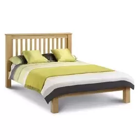 Image of Julian Bowen Amsterdam Oak Bed Low Foot End 1800cm