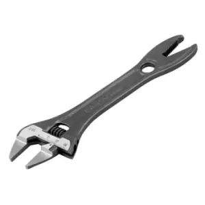 Image of Bahco 31-T Thin Jaw Adjustable Spanner with Serrated Pipe Jaws