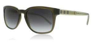 Image of Burberry BE4222 Sunglasses Olive Green 30108G 55mm