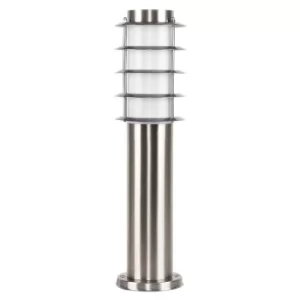 Image of Wharf IP44 450mm Bollard in Brushed Chrome