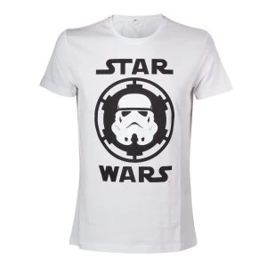 Image of Star Wars Stormtrooper Helmet Emblem Small T-Shirt