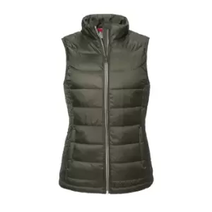 Image of Russell Womens/Ladies Nano Padded Bodywarmer (M) (Dark Olive)