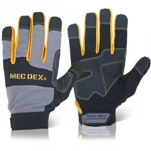 Image of Mecdex Work Passion Impact Mechanics Glove S Ref MECDY 713S Up to 3