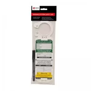 Image of Scaffold Tag Kit - Single 1 ClawTag holder, 2 inserts & 1 Pen