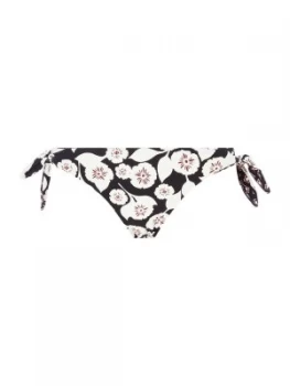 Image of Kate Spade New York Reversible tie side bikini bottom Black
