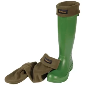 Image of Barbour Mens Fleece Wellington Sock Olive Medium