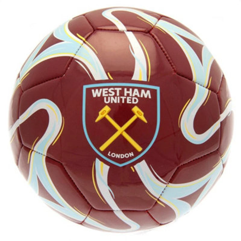 Image of West Ham United Fc Cosmos Football Claret Red/light Blue/white (5)