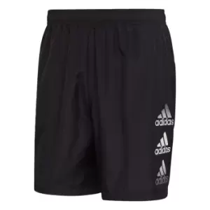Image of adidas Designed to Move Logo Shorts Mens - Black