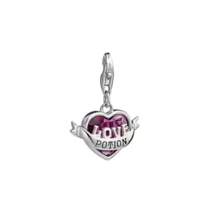Image of Harry Potter Sterling Silver Love Potion Clip On Charm With Crystals