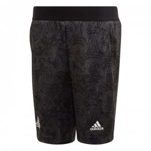 Image of adidas Boys Urban League Shorts - Grey/Black