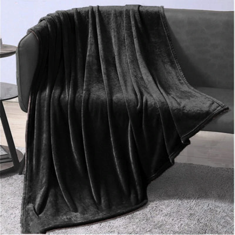 Image of Ezysleep Ezysleep Extra Large Faux Mink Super Soft Throw in Silver Size: 220cm x 240cm Silver 220cm x 240cm Unisex 5034567873758