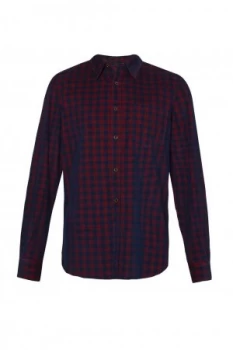 Image of Mens French Connection Corduroy Essentials Shirt Red