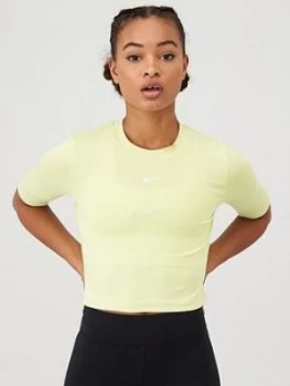 Image of Nike Nsw Essential 3 Quarter Sleeve Top - Limelight