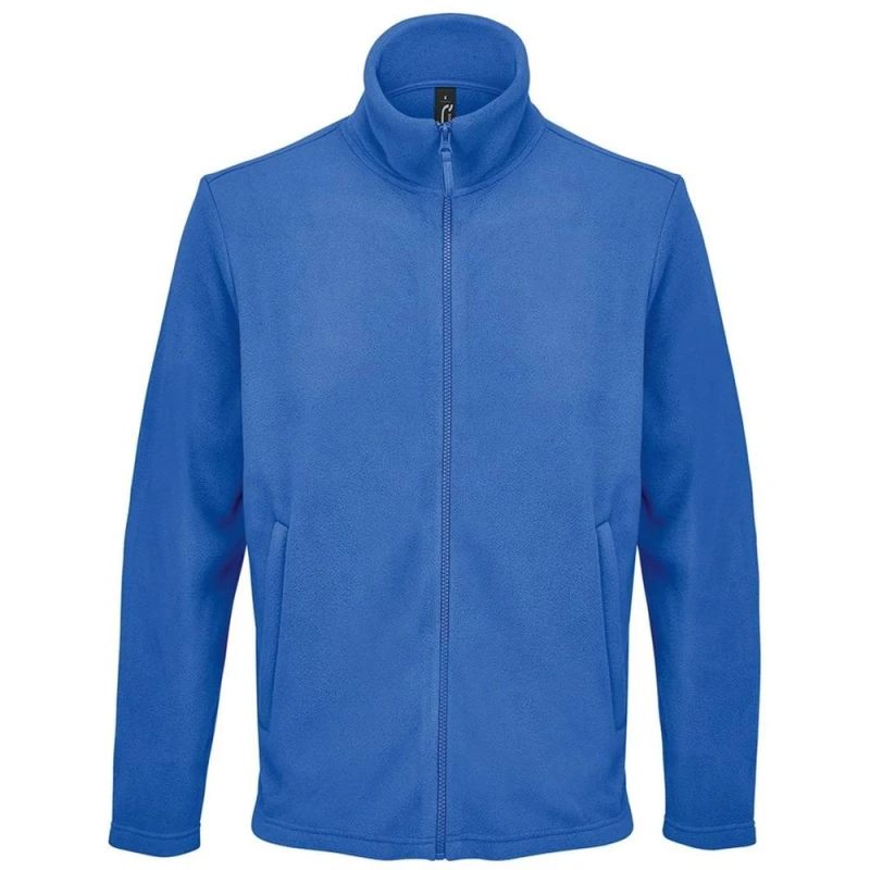 Image of SOL'S Mens Microfleece Jacket in Blue Size: Small Blue Male S