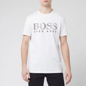 Image of Hugo Boss Large Logo T-Shirt White Size L Men