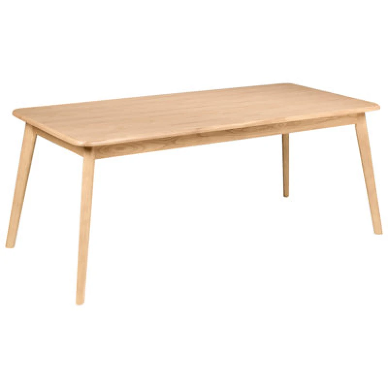 Image of Beliani Dining Table Keho Light Oak 200 Cm 90 Cm