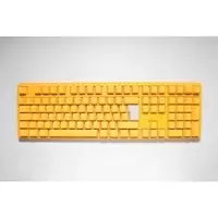 Image of Ducky One 3 Yellow USB Mechanical RGB Gaming Keyboard UK Layout Cherry Red