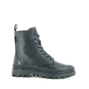 Image of Palladium Boots Unisex PALLATROOPER OFF LEATHER BLACK/BLACK