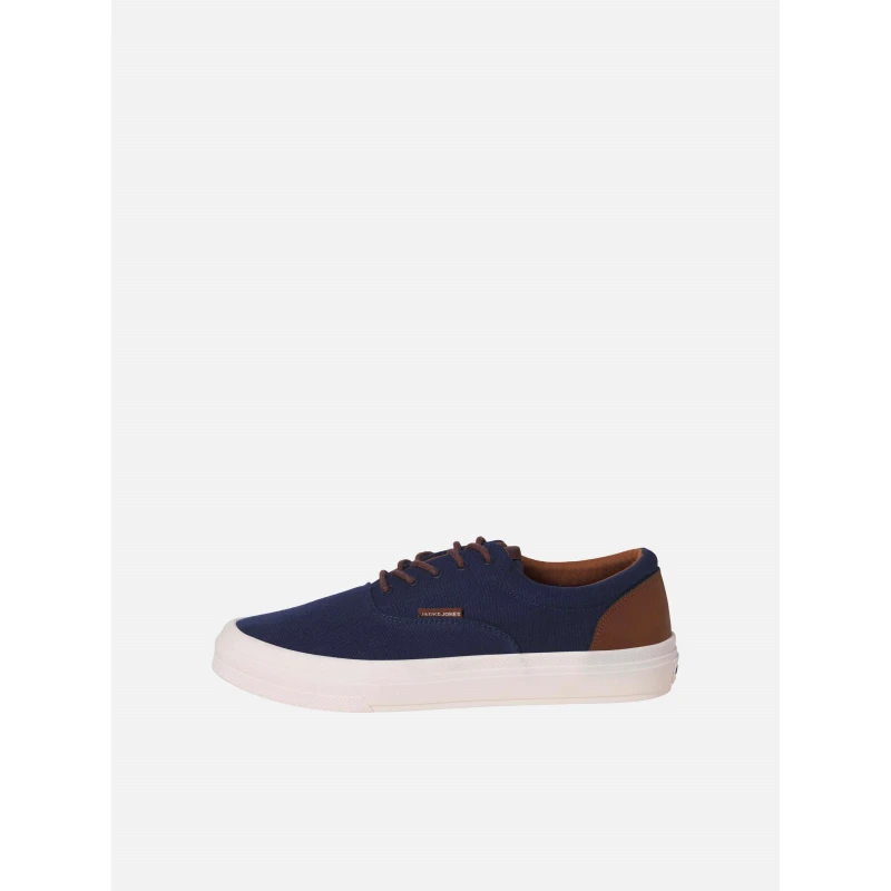 Image of Jack and Jones Islington Canvas Sneakers Mens Navy Blazer male 7 (41)