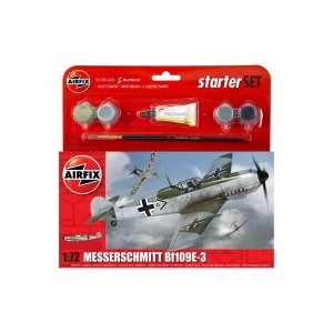 Image of Messerschmitt Bf109E-3 1:72 Air Fix Small Starter Set