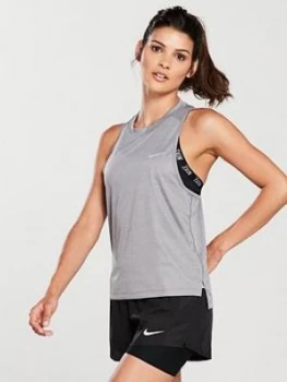 Image of Nike Run Miler Tank Grey Size S Women