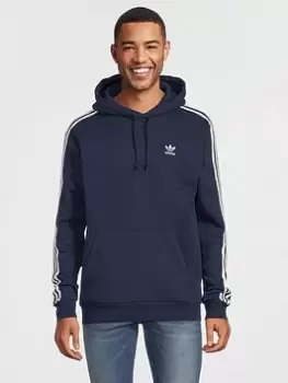 Image of adidas Originals Originals Adicolor Classics 3-stripes Hoodie - Navy, Size 2XL, Men