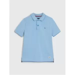 Image of Tommy Hilfiger Melange Pique Polo S/S - Blue